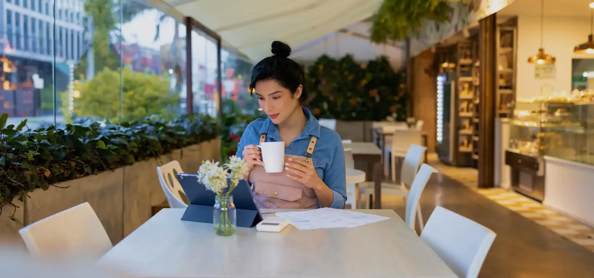 Self-service kiosk app for restaurants
