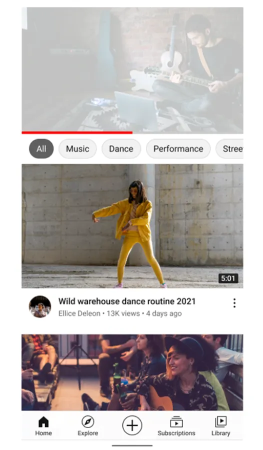 YouTube's recommendations