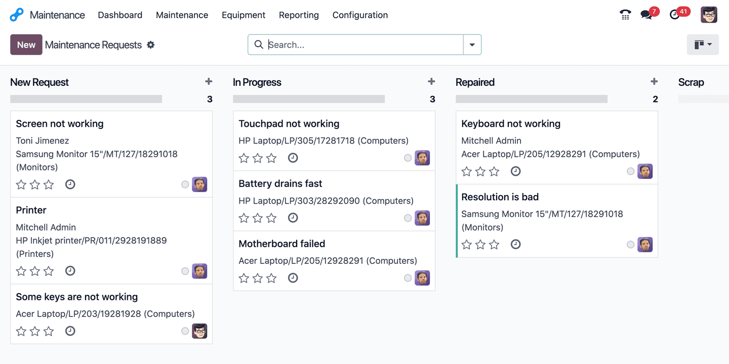 Odoo Maintenance