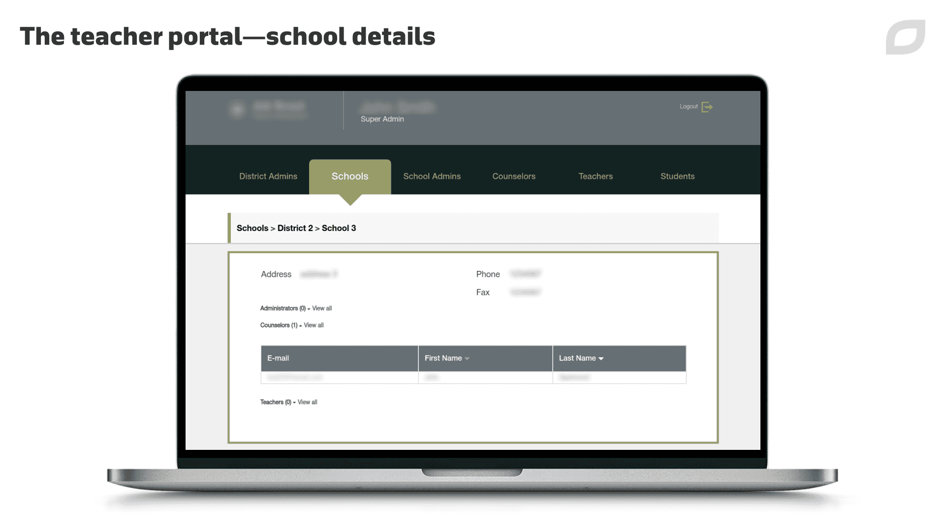 School details