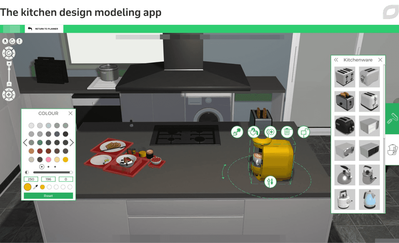 A furniture manufacturing software development center